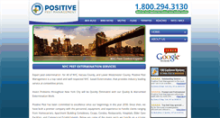 Desktop Screenshot of positivepest.net