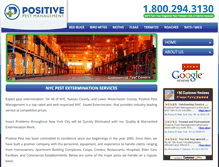 Tablet Screenshot of positivepest.net